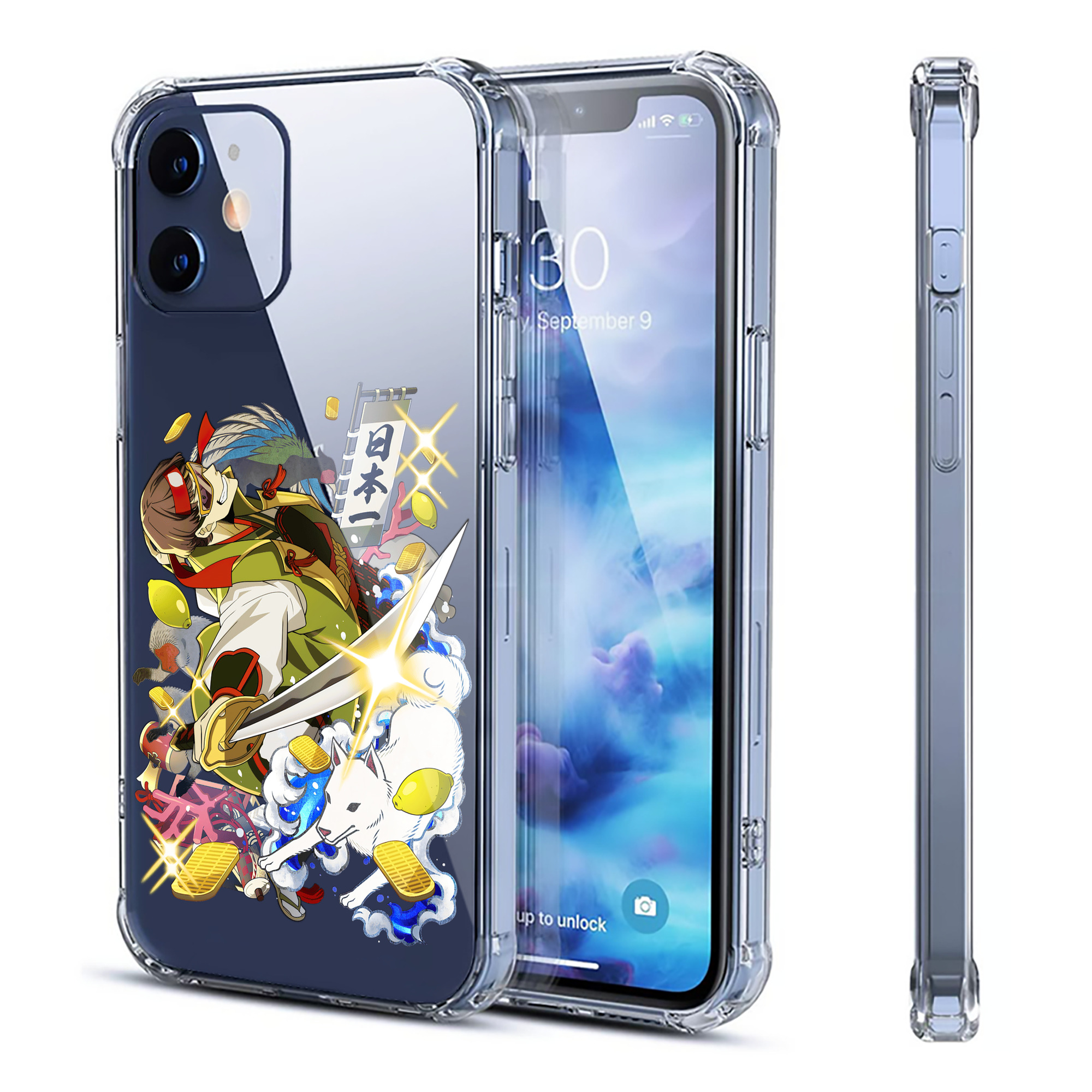 （画像用） 文豪ストレイドッグス Bungo Stray Dogs 【iPhone 12シリーズ対応】透明スマホケース（クリアソフトケース）